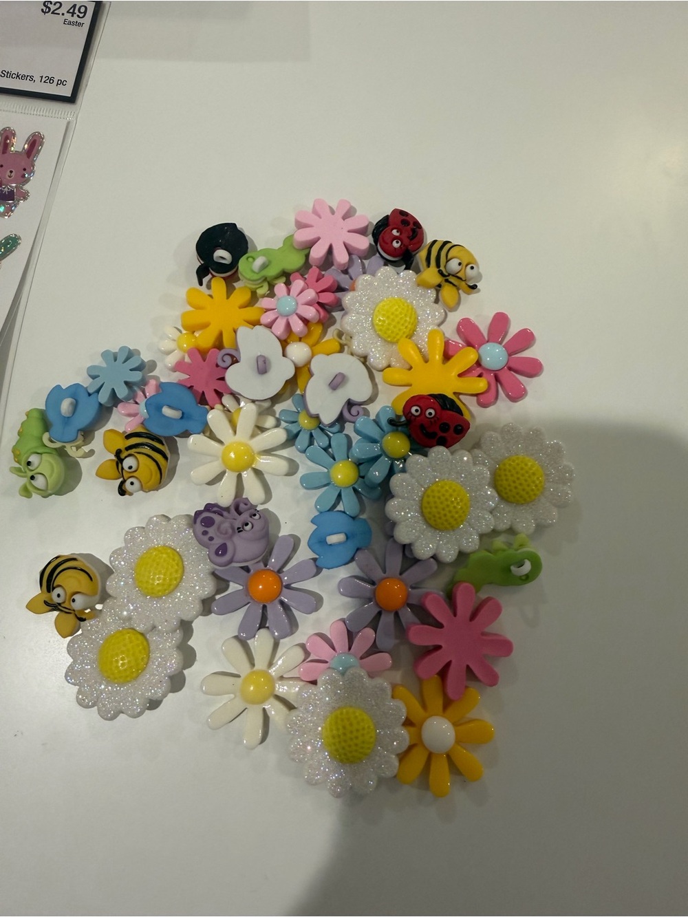 Large bundle Easter & Spring Stickers & manipulatives for crafts & learning - Picture 12 of 14